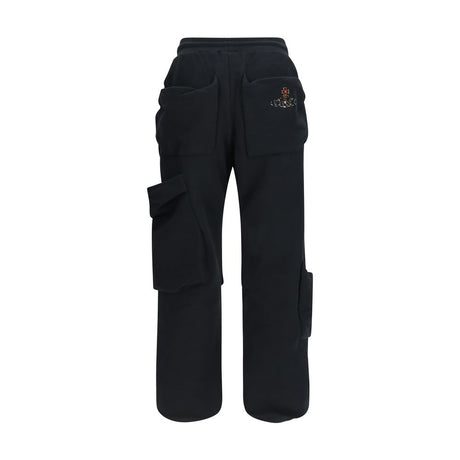 Vivienne Westwood Black Cotton Athletic Pants