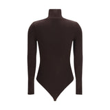 Wolford Brown Cotton Bodysuit