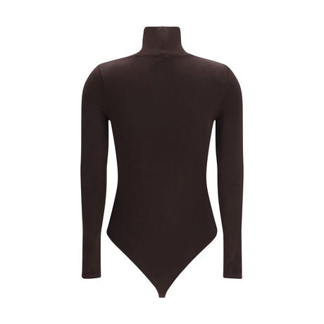 Wolford Brown Cotton Bodysuit