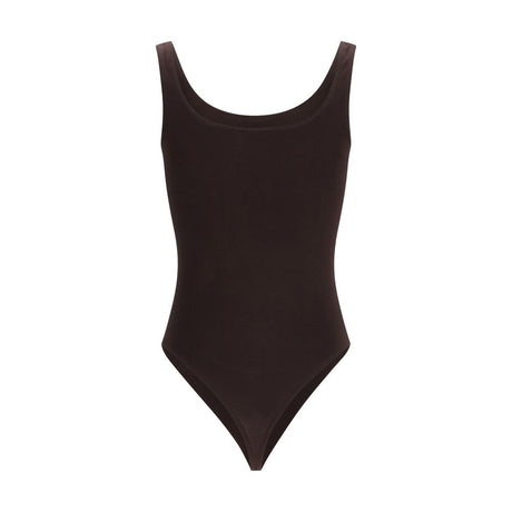Wolford Brown Cotton Bodysuit