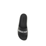 Burberry Black Rubber Sandals