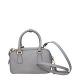 Prada Gray Leather Handbag