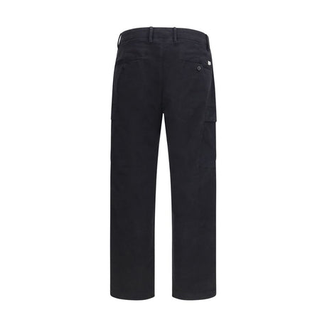 C.P. Company Black Cotton Cargo Pants