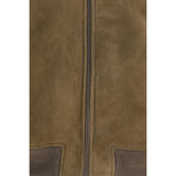 Salvatore Santoro Brown Lamb Ovis Aries Full-Length Jacket