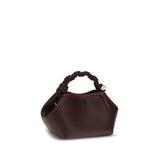 Ganni Brown Recycled Leather Shoulder Bag