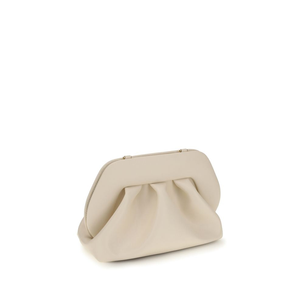 THEMOIRè Beige Polyethylene Clutch Bag