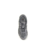 New Balance Gray Fabric Athletic Sneakers