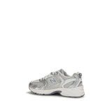 New Balance White Polyamide Athletic Sneakers