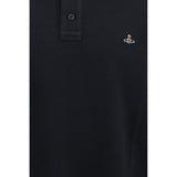 Vivienne Westwood Black Cotton Polo Shirt