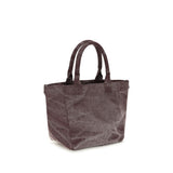 Ganni Bordeaux Cotton Shoulder Bag