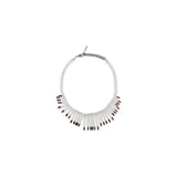 Alessandra Rich Silver Metal Necklace