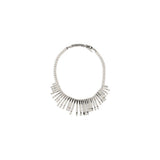 Alessandra Rich Silver Metal Necklace