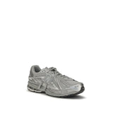 New Balance Gray Fabric Athletic Sneakers