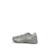 New Balance Gray Fabric Athletic Sneakers