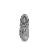 New Balance Gray Fabric Athletic Sneakers