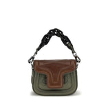 Pierre Hardy Brown Calf Leather Bos Taurus Handbag