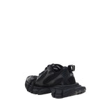 Balenciaga Black Polyurethane Chunky Sneakers