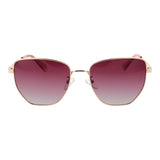 Polaroid Gold Metal Sunglasses