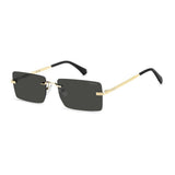 Polaroid Black Metal Sunglasses