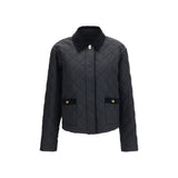Ferragamo Black Cotton Full-Length Jacket