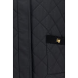 Ferragamo Black Cotton Full-Length Jacket