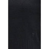 Ami Paris Black Cashmere Turtleneck