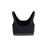 New Balance Black Polyester Sport Bra