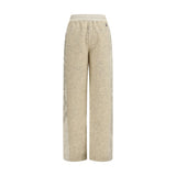 Moncler Beige Polyester Joggers (Workout Pants)