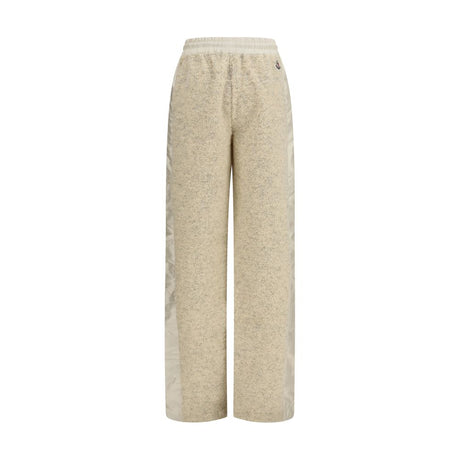 Moncler Beige Polyester Joggers (Workout Pants)