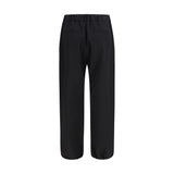 Burberry Black Wool Oves Aries Joggers (Workout Pants)