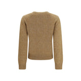 Ganni Beige Alpaca Vicugna Pacos Sweatshirt
