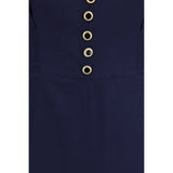 Alessandra Rich Blue Silk Casual Dress
