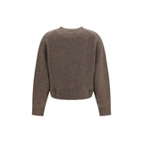 Loulou De Saison Brown Wool Oves Aries Cardigan