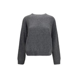Loulou De Saison Gray Wool Oves Aries Sweatshirt