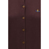 Vivienne Westwood Purple Wool Oves Aries Cardigan