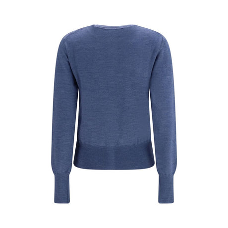 Vivienne Westwood Blue Wool Oves Aries Cardigan