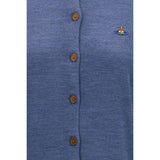 Vivienne Westwood Blue Wool Oves Aries Cardigan