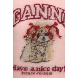 Ganni Multicolor Alpaca Vicugna Pacos T-Shirt