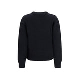 Ganni Black Recycled Wool Sweatshirt