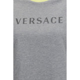 Versace Gray Cotton T-Shirt