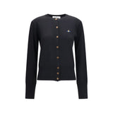 Vivienne Westwood Black Wool Oves Aries Cardigan