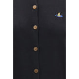 Vivienne Westwood Black Wool Oves Aries Cardigan
