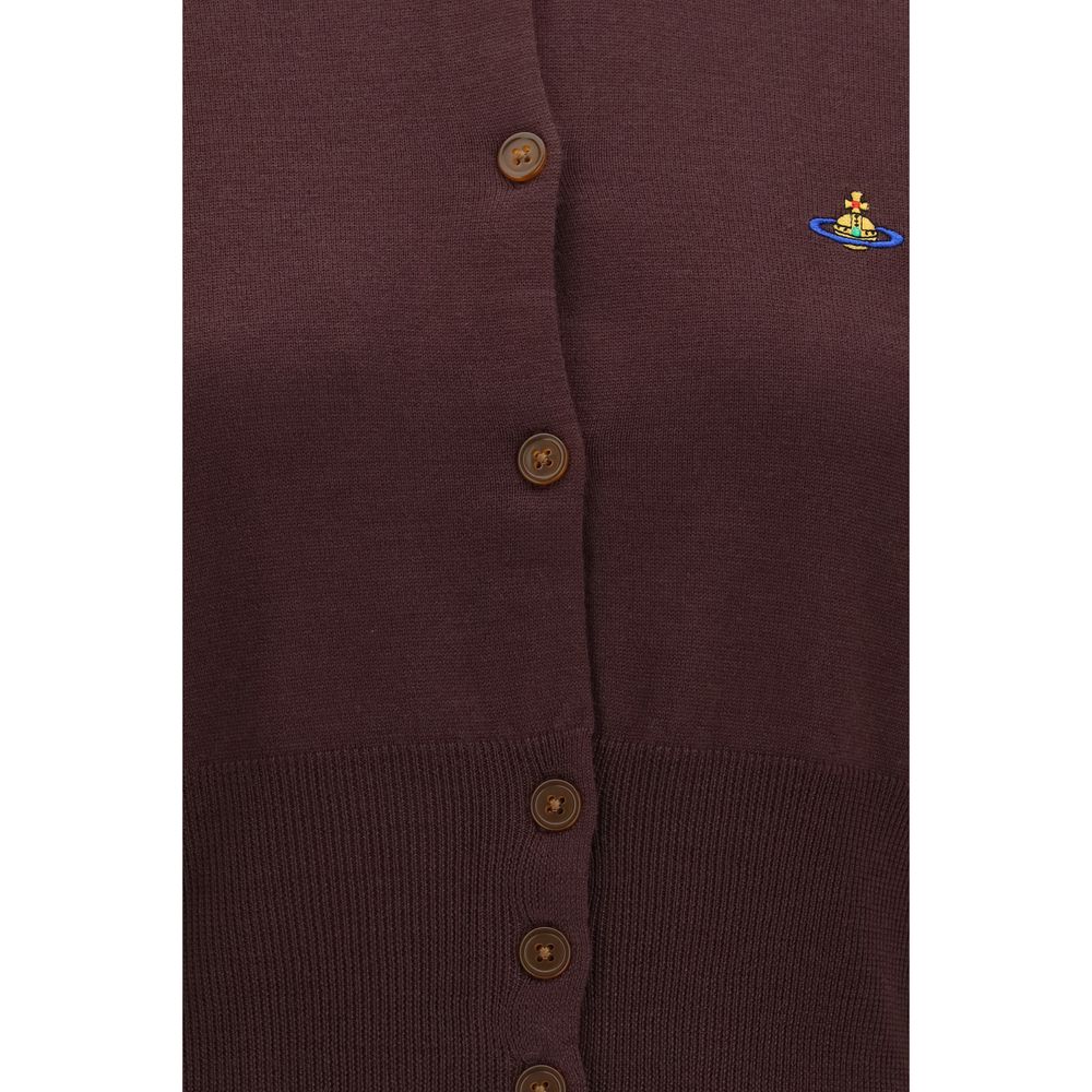 Vivienne Westwood Purple Silk Cardigan