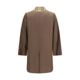 Burberry Brown Cotton Coat