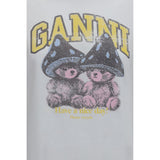 Ganni White Cotton Sportswear