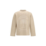 Baziszt Beige Cashmere Cardigan