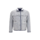 Baziszt Blue Alpaca Vicugna Pacos Full-Length Jacket