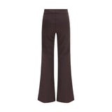 Avenue Montaigne Brown Polyamide Casual Pants