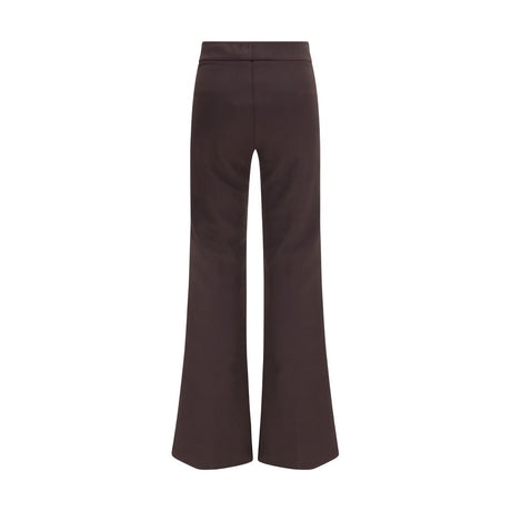 Avenue Montaigne Brown Polyamide Casual Pants