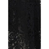 Fendi Black Silk Midi Skirt